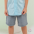Ref.: 329 Short Azul Masculino Moleton - comprar online