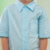 Ref.: 116 Camisa Social Masculina Azul Claro - Xarmosinha Kids