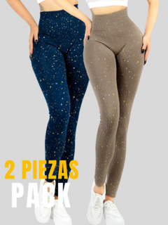 SET DE 2 LEGGING DE DAMA STRETCH CASUAL O DEPORTIVO - MALABIS