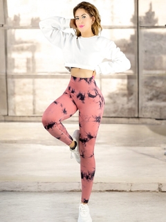 Imagen de Leggings Deportivos Tie-Dye Mujer para Yoga y Gym: Comodidad y Estilo