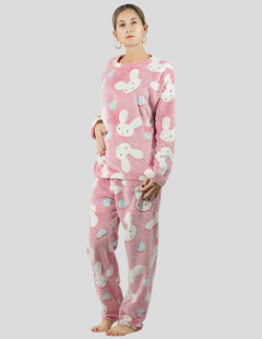 CONJUNTO DE PIJAMA MUJER AFELPADA