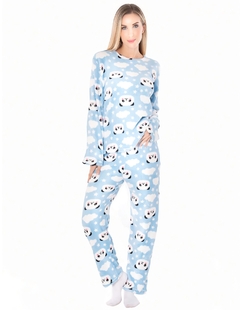 Pijama Afelpada Mujer Polar Pantalón Sudadera Ropa Invierno - tienda en línea