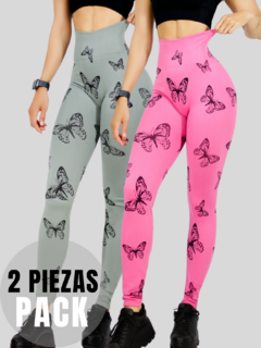 SET DE 2 LEGGING DE DAMA TEXTURIZADO STRETCH