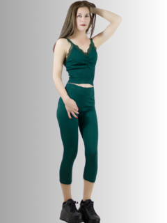 Set Capri y Blusa Stretch para Mujer