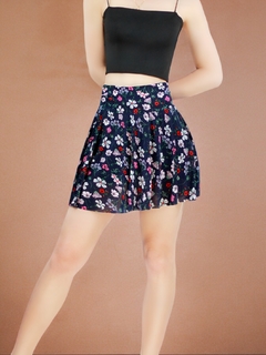 FALDA SHORT DE MUJER CASUAL DE ESTAMPADO FLORAL - comprar en línea