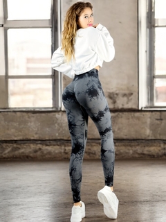 Imagen de Leggings Deportivos Tie-Dye Mujer para Yoga y Gym: Comodidad y Estilo