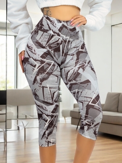 Set 2 Capris de Mujer Stretch de Diseños Estampados Legging corto - comprar en línea