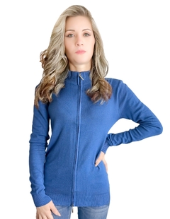 Sueter Mujer De Cuello Alto Y Cierre Sueteres Dama Sweaters - comprar en línea