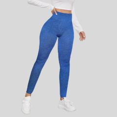 Set 2 Mallones Mujer Mezclilla Stretch Leggins Mayon Mallas Negro y Azul - MALABIS