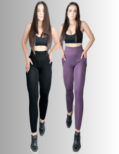 Set De 2 Legging Mujer Mallones Leggins Mallas Térmicas Mayon