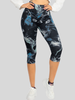 Capri de Mujer Stretch de Diseños Estampados Legging Corto