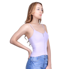 Imagen de Blusas Mujer Casual Camiseta Dama Blusa Negra Crop Top Strech