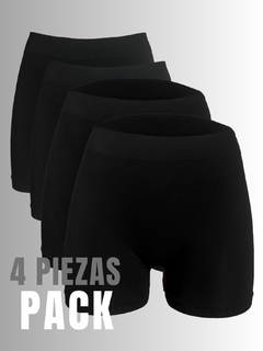 Set 4 Boxer Short Mujer Faja Moldeado Levanta Gluteos