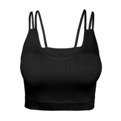 Set 2 Tops De Mujer Deportivo Casual Blusa Croptop Tirantes - MALABIS