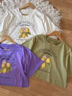 Remera Crop Limonchelo - comprar online