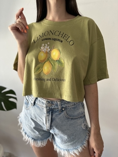 Imagen de Remera Crop Limonchelo