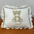 Almofada Decorativa para Meninos Personalizada Marrom Ursinho Teddy