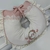 Almofada Amamentação Luxo Rose Personalizada Borboletas Floresta Encantada - Bebê Enxovais