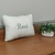 Almofada Decorativa Personalizada Unissex Off White com Verde