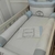 Enxoval Completo Personalizado para Meninos Azul Bebê com Cinza Brasão 11 Peças - comprar online