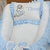 Ninho Redutor Moisés para Bebe Menino Azul Personalizado Foguete Astronauta - comprar online