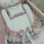 Ninho Redutor Moisés para Bebê Menina Personalizado Jardim Encantado Branco com Rose - comprar online