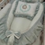 Ninho Redutor Moisés para Bebê Menino Personalizado Off White com Verde Leãozinho Rei Safari