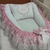 Ninho Redutor Moisés para Bebê Menina Branco com Rosa Jardim Encantado Luxo na internet