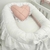 Ninho Redutor Moisés para Bebê Menina Luxo Branco e Rose com Lese Coração na internet