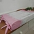 Trocador Americano Para Cômoda Branco com Rosa Renda Coleção Jardim Encantado Luxo - Bebê Enxovais