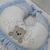 Almofada Amamentação para Meninos Branco com Azul Ursinho Luxo Renda - comprar online