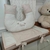 Enxoval Completo Nervura Personalizado Rose Nude com Off White 12 Peças - Bebê Enxovais