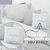 Kit Berço Americano Personalizado para Meninos e Meninas Luxo Tricot Grey 9 Peças Várias Cores - comprar online