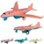 Avião De Brinquedo Com Fricção Plástico Airbus Jatinho na internet