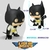 Imagem do Bonecos Funko Pop Coleção Liga da Justiça Batman Super Homem Capitão America