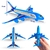 Avião De Brinquedo Com Fricção Plástico Airbus Jatinho - loja online