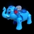 Imagem do Elefante De Brinquedo Com Som E Luz Musical Anda Led Animal