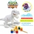 Dinossauro Para Colorir Brinquedo C/ Tinta Guache Rex Attack
