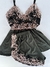 BABY DOLL LOLITA LUXO PRETO COM ROSA - comprar online