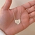 Colar personalizado coração em prata 925 na internet