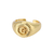 Anéis de Sinete personalizados cor Dourada - JR MEN