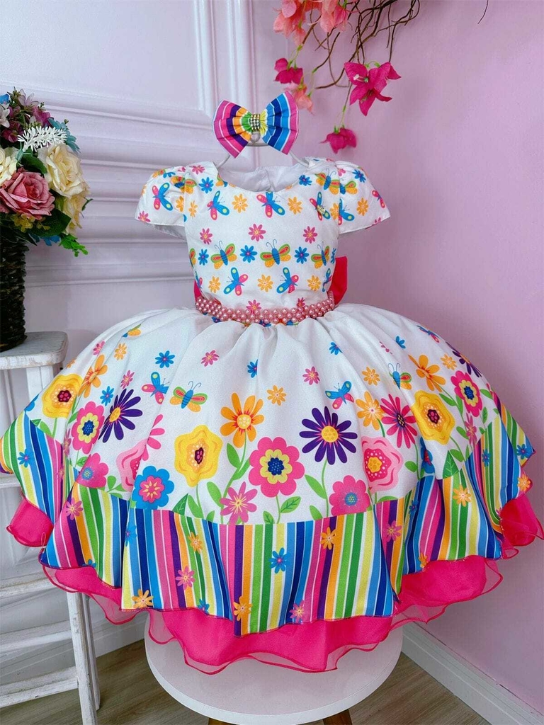 Vestido infantil best sale off white