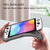 Capa Nintendo Switch Lite Preto EVA + 4 Grips + Película