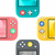 Capa Nintendo Switch Lite Vermelha EVA + 4 Grips + Película - TerraX Store