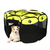Cercadinho GG Para Pets Cachorros Gatos Dobrável Tenda Casinha Portátil Extra Grande 114cm x 60cm Amarelo E Preto
