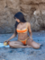 BIKINI INDIRA NARANJA Y AMARILLO