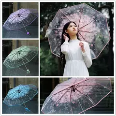 Paraguas transparente Sakura - comprar en línea