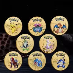 Monedas de Pokémon de 8 piezas - Nova Anime
