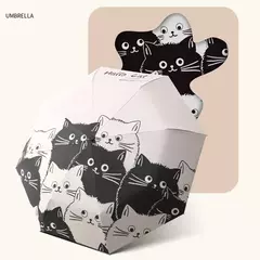 Paraguas plegable gato - tienda en línea