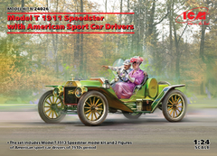 Model T 1913 Speedster c/ American Sport Car Drivers 1/24 - ICM 24026